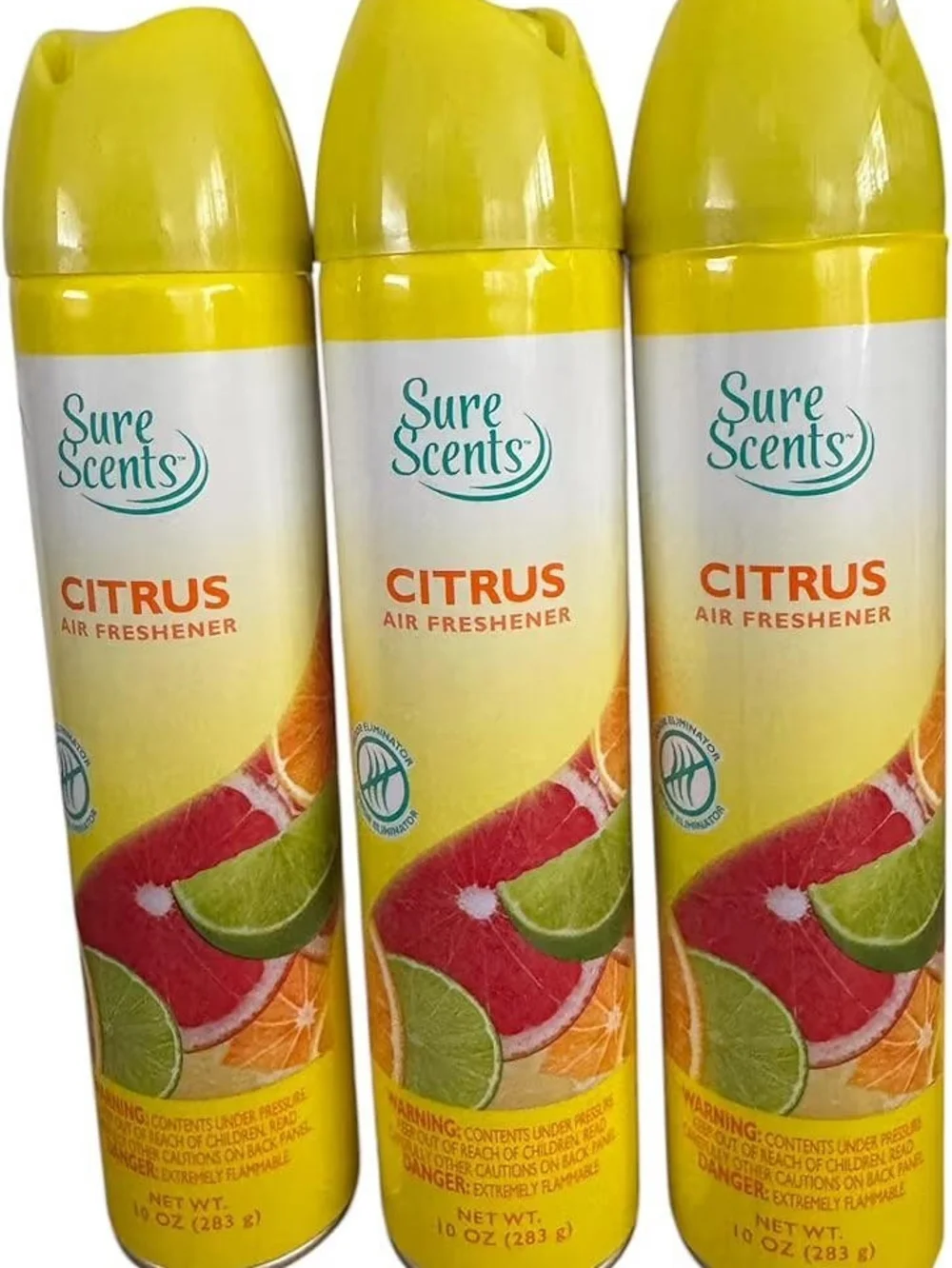Sure Scents Citrus Air Freshener - Yellow